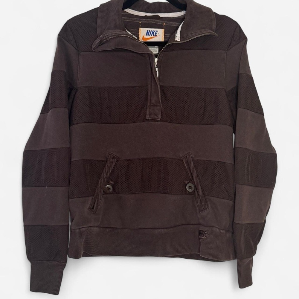 Nike Chocolate Brown Zip-Up Jacket